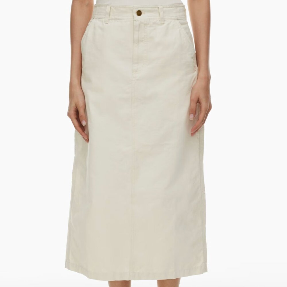 Aritzia Tna Greenwich Skirt Size 8 Color Birch